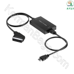 Scart to HDMI conversion cable, ZHQSK67 model, 1 meter long